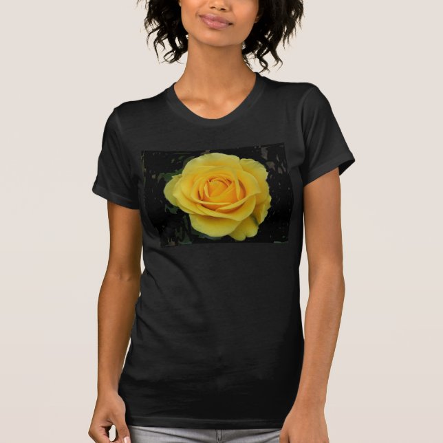 DSCF0127 Yellow Rose T-Shirt (Front)