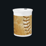 DSCF7523.JPG BEVERAGE PITCHER<br><div class="desc">Personalized Vintage White Baseball r Personalized Pillow White Baseball  Photo and design by Sandy Closs Personalized Pillow White Baseball stitching baseball,  baseballs,  sport,  team,  sports,  catcher,  stadium, " little league",  leisure,  softball, pitcher patriotic,  memorial day</div>