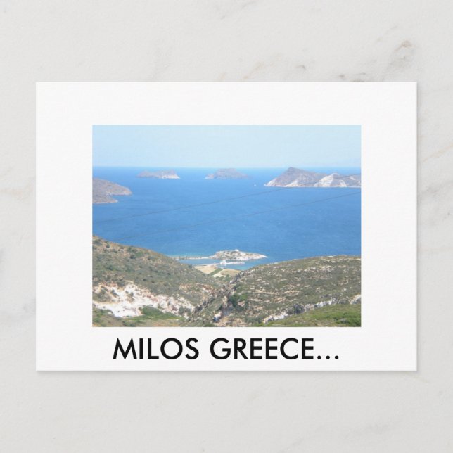 DSCN0492, MILOS GREECE... POSTCARD (Front)