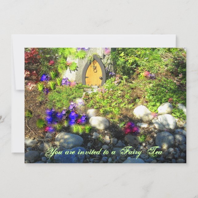 DSCN8327, You are invited to a Fairy Tea Invitation (Front)