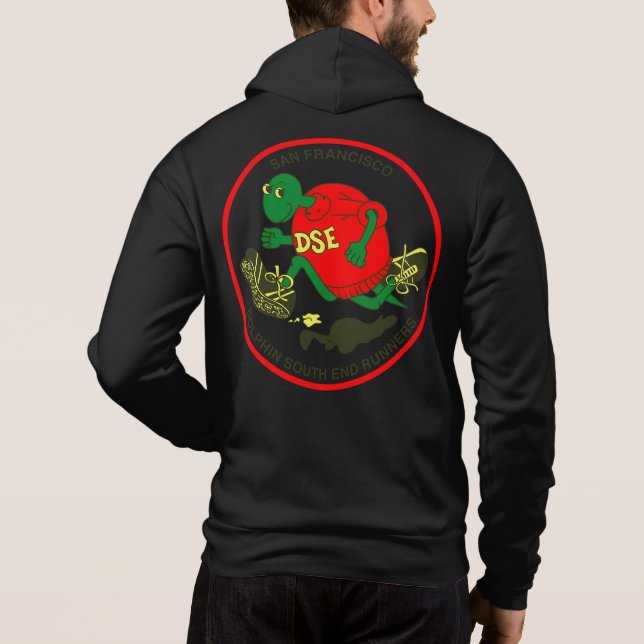 DSE men's hoodie (Back)