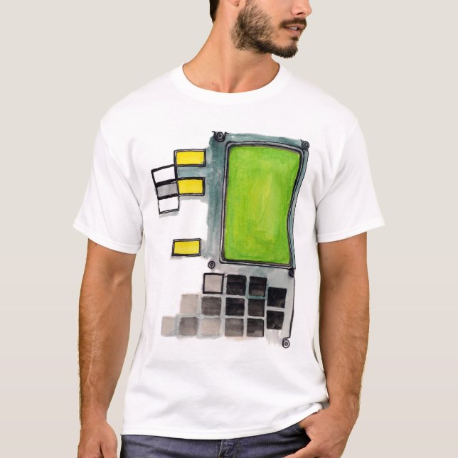 DSKY Apollo Computer T-Shirt (Front)