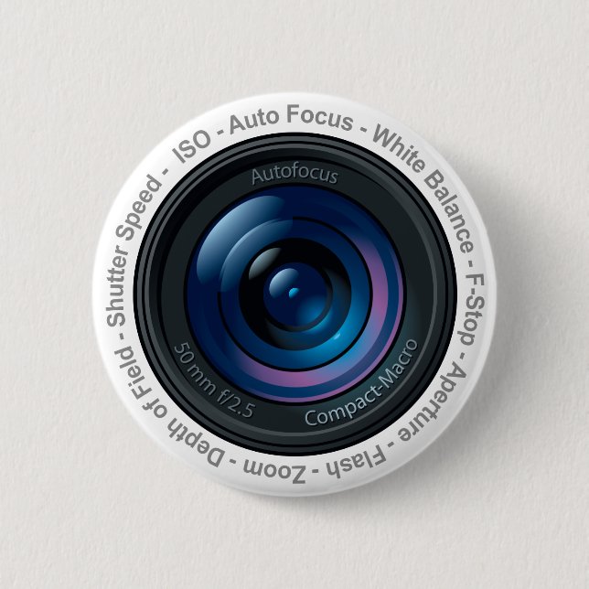 DSLR Feature Pinback Button (Front)