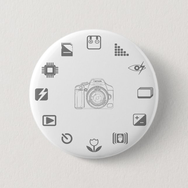 DSLR Feature Pinback Button (Front)