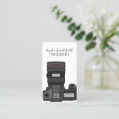DSLR photography business card (Standing Front)