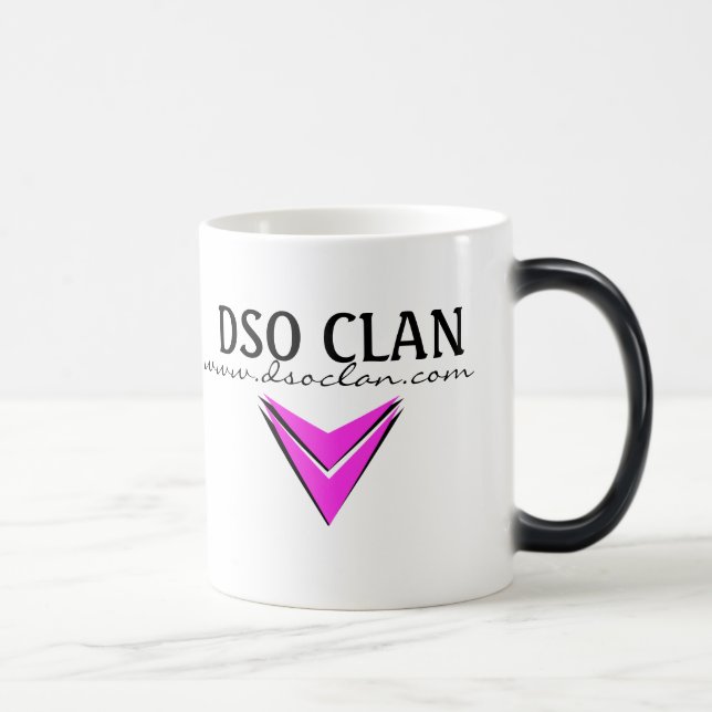 DSO Clan Logo Mug - Color Changing Pink (Right)