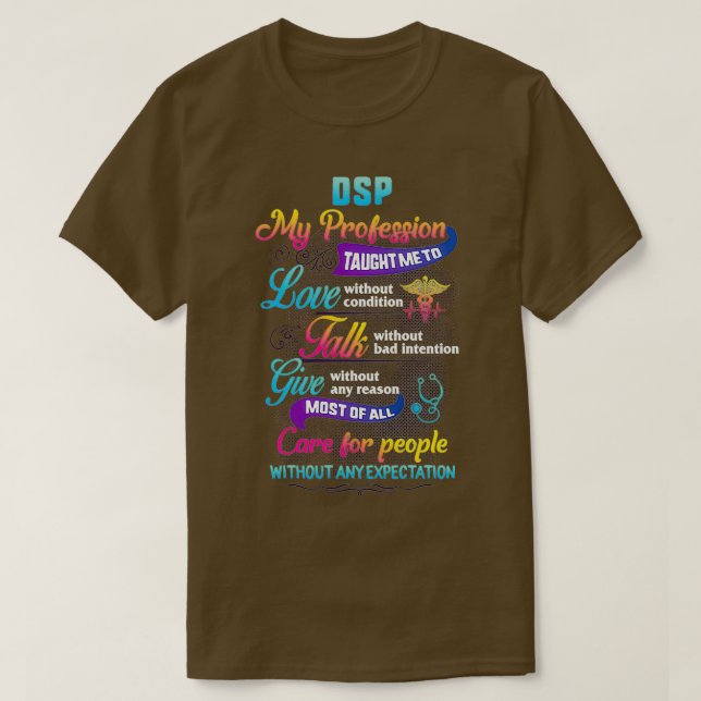 DSP Care For People Without Expectation Direct Sup T-Shirt (Design Front)