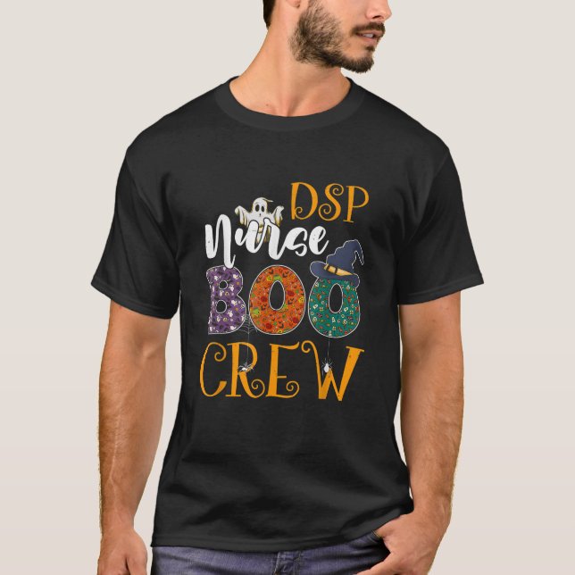 DSP Nurse Boo Crew Direct Support Professional Hal T-Shirt (Front)
