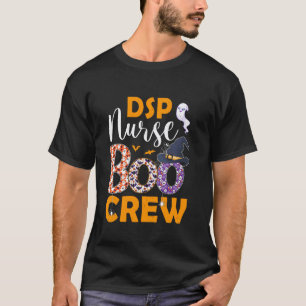 DSP Nurse Boo Crew Spooky Boo Ghost Halloween Cost T-Shirt