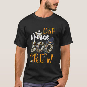 DSP Nurse Boo Crew Spooky Halloween Boo Ghost Cost T-Shirt
