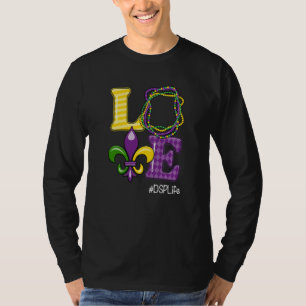 DSP Nurse Mardi Gras Leopard Festival Party T-Shirt