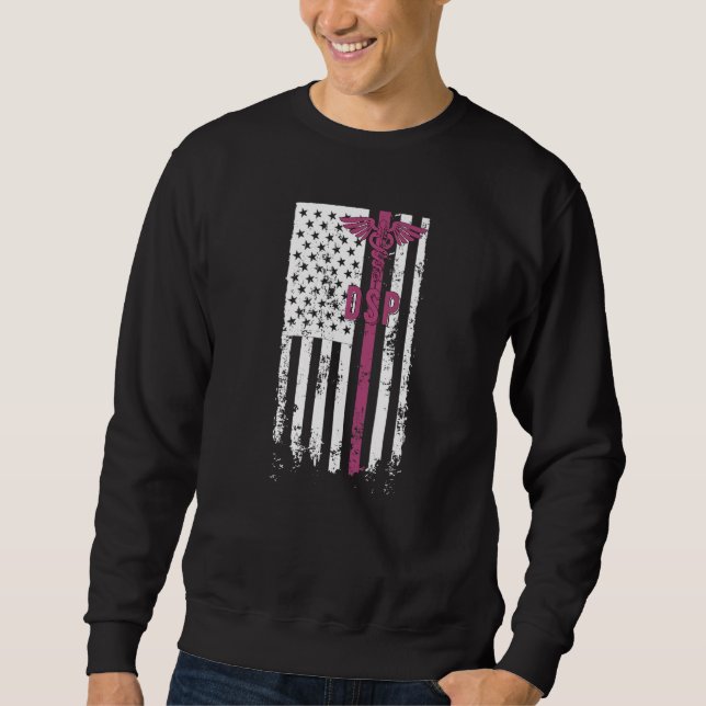 DSP US Flag Direct Support Professional Week  1 Sweatshirt (Front)