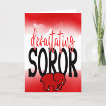 DST Inspired Devastating Soror Crimson and Cream