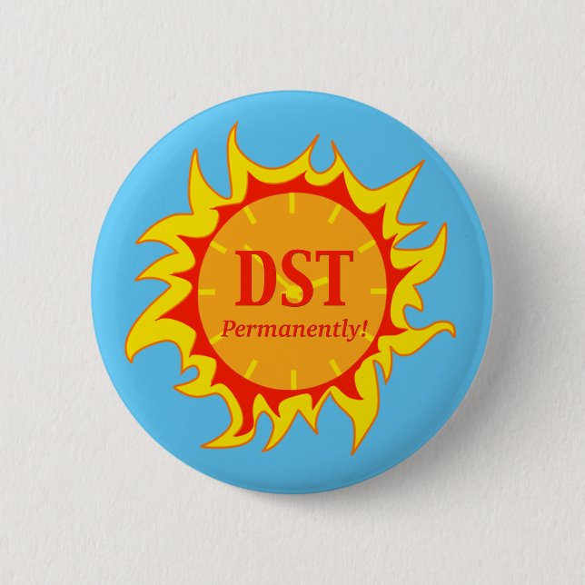 DST Permanently Daylight Savings Time Button (Front)