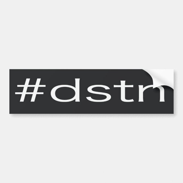 #dstn BUMPERSTICKER Bumper Sticker (Front)