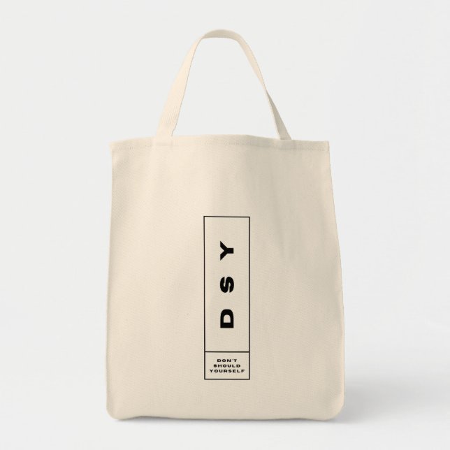 DSY LOGO ONE TOTE BAG (Front)