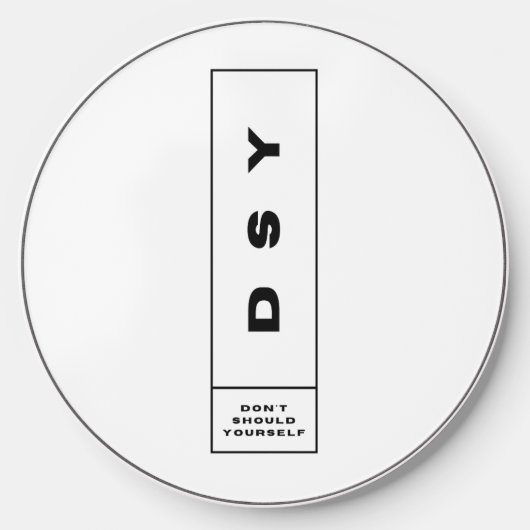 DSY LOGO ONE WIRELESS CHARGER (Front)