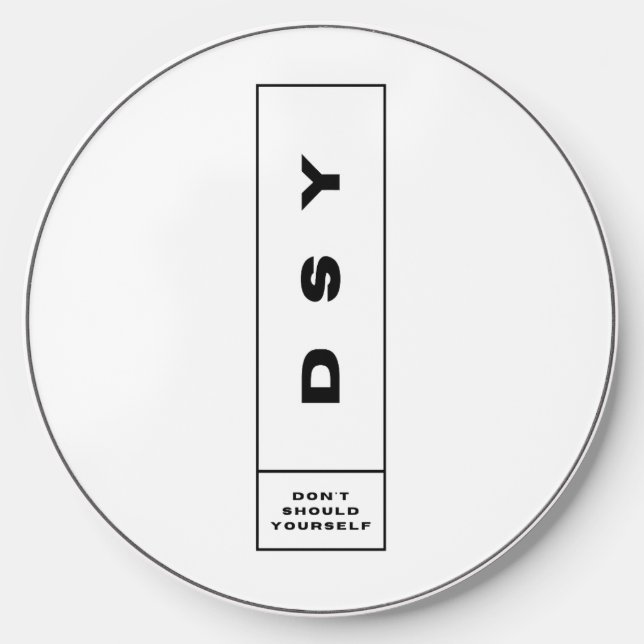 DSY LOGO ONE WIRELESS CHARGER  (Front)