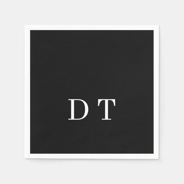 DT Initials Lighter – The Premium Gift Edition Napkins (Front)