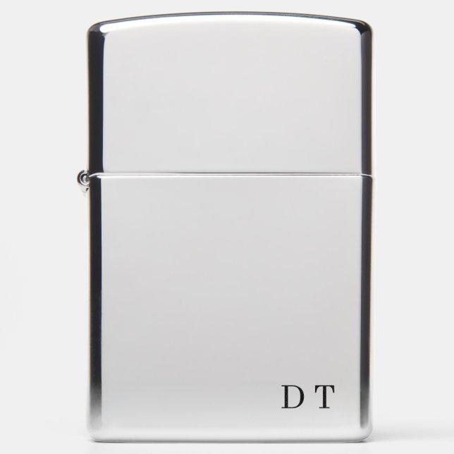 DT Initials – Premium Monogram Lighter (Front)