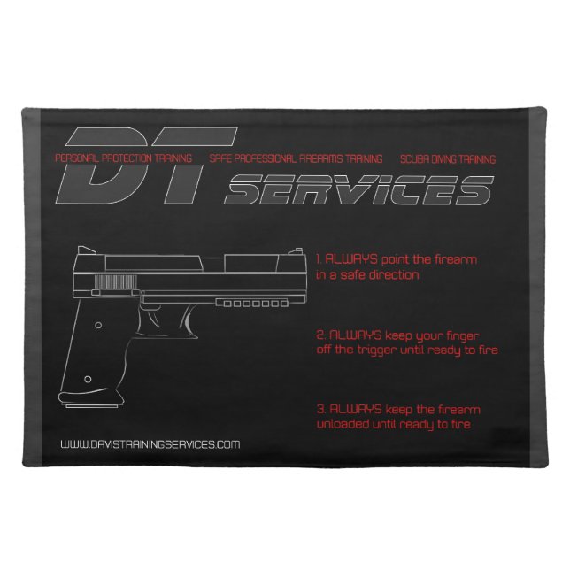 DT Services Gun cleaning mat (Front)