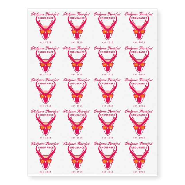 DTE SUMMER VIBES Temporary Tattoos (Front)