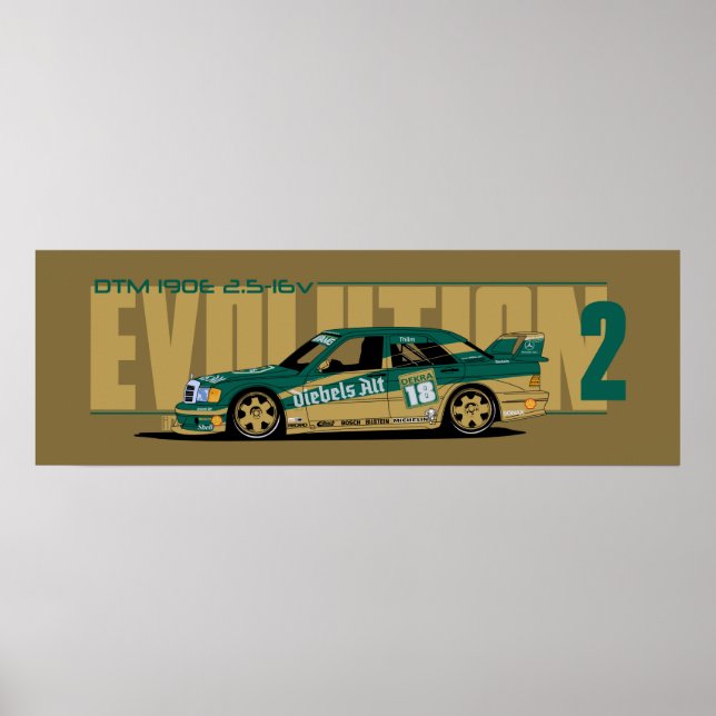 DTM 190E 2.5-16v Poster (Front)