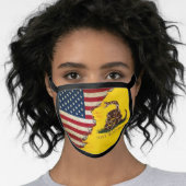 DTOM AMERICAN FLAG MASK (Worn Her)