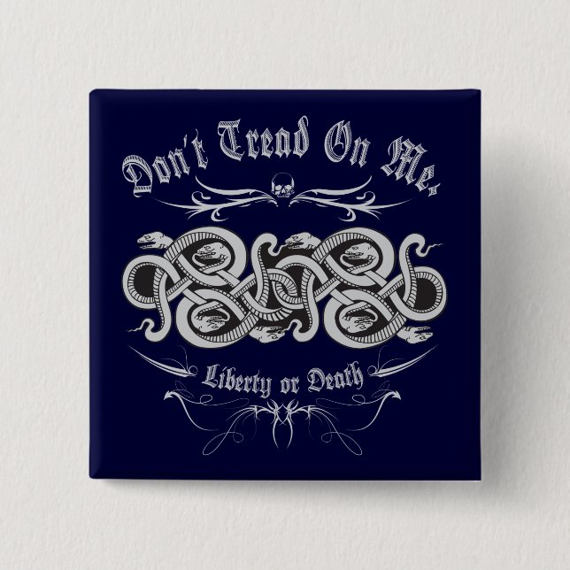 DTOM Snake Knot Pinback Button (Front)