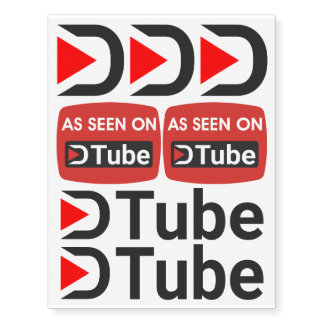 DTube Temporary Tattoos