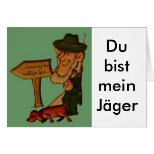Du bist mein Jäger Cards