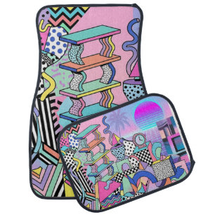 Du Pasquier Geometrics Revisited Car Floor Mat