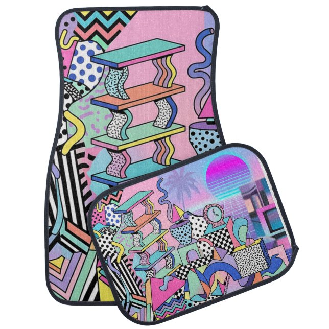 Du Pasquier Geometrics Revisited Car Floor Mat (Set)