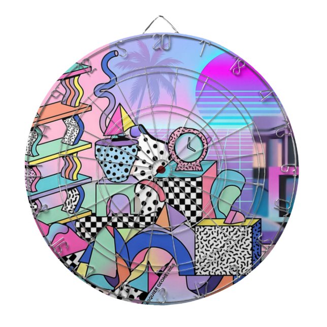Du Pasquier Geometrics Revisited Dart Board (Front)