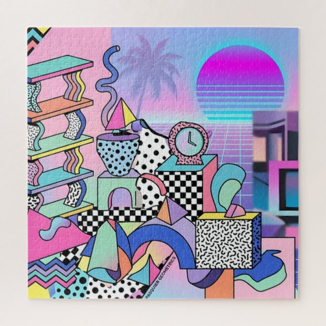 Du Pasquier Geometrics Revisited Jigsaw Puzzle (Vertical)