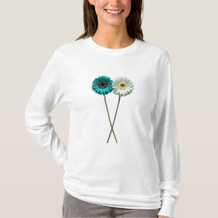 Dual Bloom Silent Balance Paired Petals Two in Sti T-Shirt