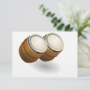 Dual Bongos Invitations