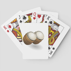 Dual Bongos Playing Cards