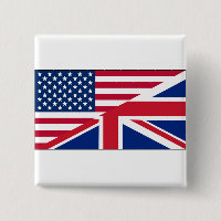 Dual Citizen American & British Button