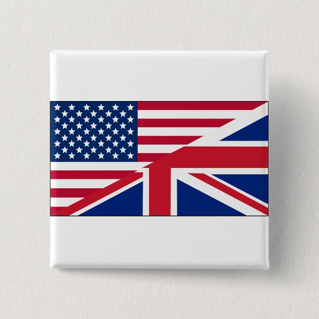 Dual Citizen American & British Button (Front)