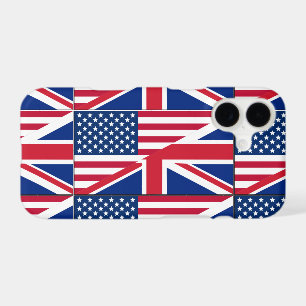 Dual Citizen American & British Flag iPhone 17 Case