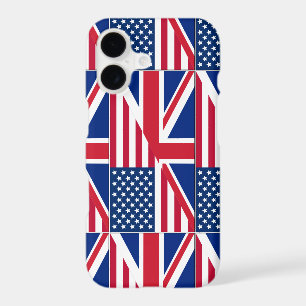 Dual Citizen American & British Flag iPhone 17 Case