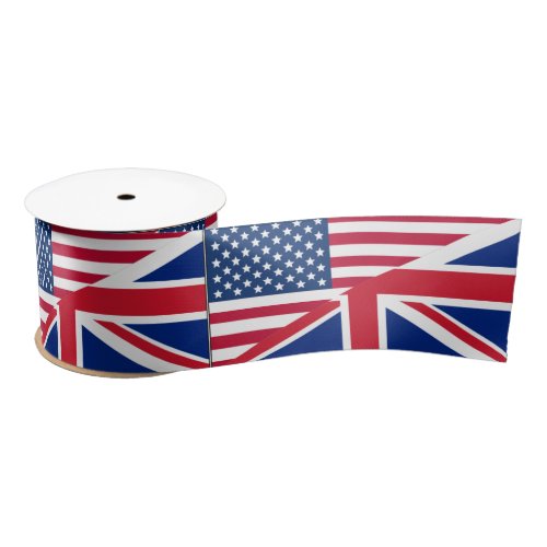 Dual Citizen American British Flag Ribbon