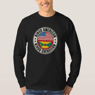 Dual Citizenship American Grenadian Grenada Usa Fl T-Shirt