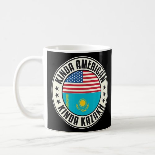 Dual Citizenship American Kazakh Kazakhstan Usa Fl Coffee Mug