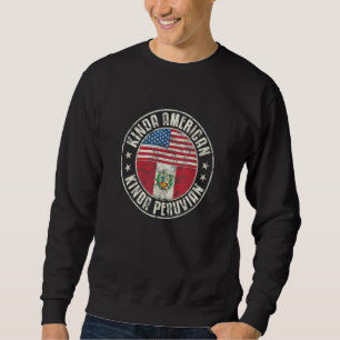 Dual Citizenship American Peruvian Peru Usa Flag_1 Sweatshirt