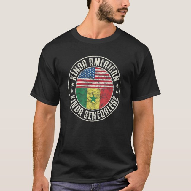 Dual Citizenship American Senegalese Senegal Usa F T-Shirt (Front)
