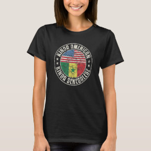 Dual Citizenship American Senegalese Senegal Usa F T-Shirt