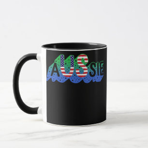 Dual Citizenship Half Aussie American Australian Mug