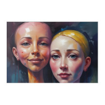 Dual Essence – Expressive Modern Portrait Art